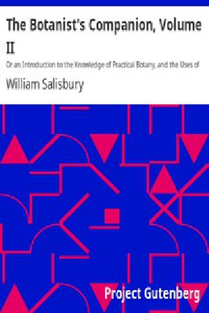 [Gutenberg 12363] • The Botanist's Companion, Volume II / Or an Introduction to the Knowledge of Practical Botany, and the Uses of Plants. Either Growing Wild in Great Britain, or Cultivated for the Puroses of Agriculture, Medicine, Rural Oeconomy, or the Arts